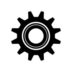 gear vector silhouette