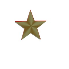 pink colour star icon