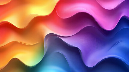 Abstract colorful wavy background design