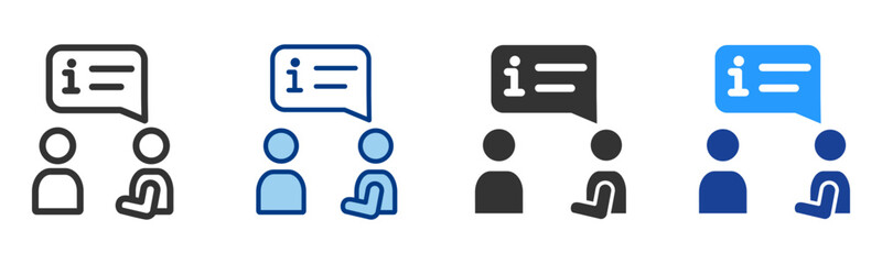 Information Icon Multiple Style Vector Collection 