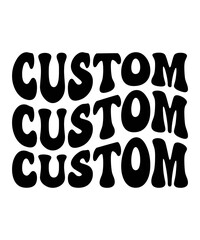 Custom Groovy SVG, Bundle, hippie svg, aesthetic svg, inspirational svg, motivational svg, trendy svg, retro svg, svg files wavy text