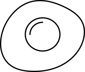 Chicken egg icon clipart design illustration