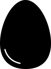 Chicken egg icon clipart design illustration