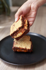 Peanut Butter Caramel Brownies
