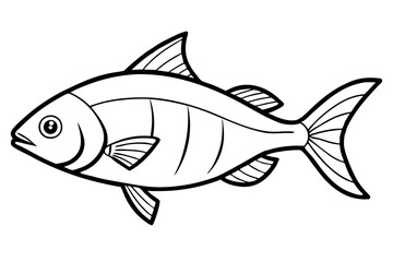 Minimalist Piranha Vector