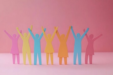 Pastel People Celebrating Unity and Diversity3