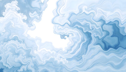 Obraz premium abstract blue background with waves