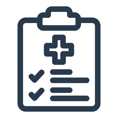 Medical Health Checkup Report with Checklist