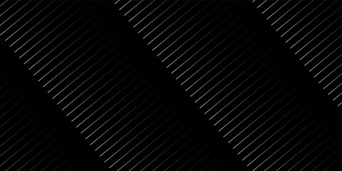 Black background with shiny diagonal lines wallpaper, Black and grey metallic abstract tech geometric linear background.