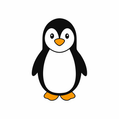penguin on the snow