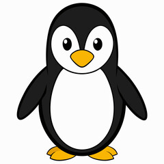 penguin on the snow
