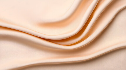 Obraz premium Smooth silk fabric background with rich texture and gentle folds background