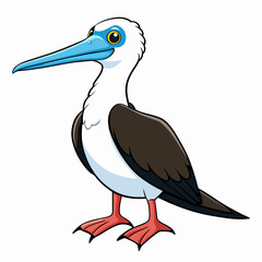 Fototapeta premium vector illustration of a stork