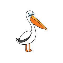 illustration of a stork