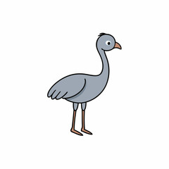 vector illustration of a goose