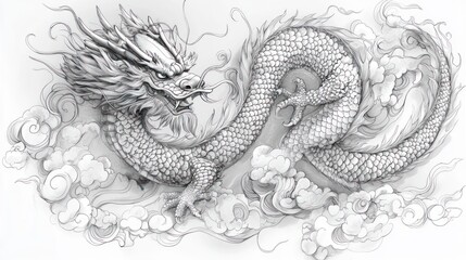 Majestic dragon design