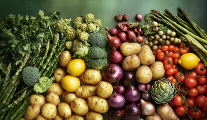 Fresh, Vibrant Produce Display