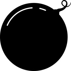 Melon silhouette vector illustration. Silhouette melon transparent PNG. Melon clip art. Silhouette melon symbol. Melon symbol. Fruit stock images.