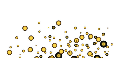 Luxurious golden skincare serum droplets with rich collagen extract, floating gracefully on a clean white canvas. Golden collagen essence bubble isolated on clean background.