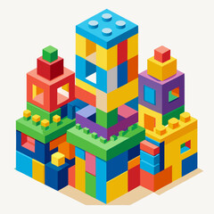 Fototapeta premium toy building blocks