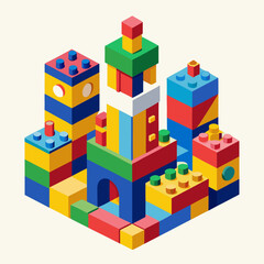Fototapeta premium toy building blocks