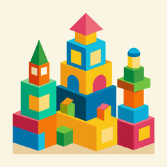 Obraz premium toy building blocks