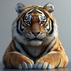 Obraz premium Majestic tiger portrait (1)