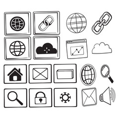 web icons set