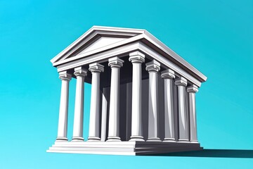 Obraz premium Classical Greek Temple