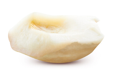 Hazelnut isolated on white background. Hazelnut Clipping Path