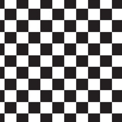 Black and white Checkered seamless pattern design