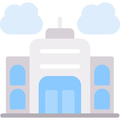 City Theater Flat Icon