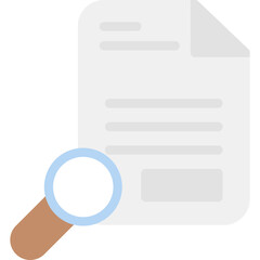 Obraz premium Text Find Flat Icon