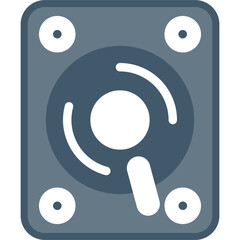 Hard Drive Flat Icon