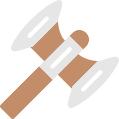 Viking Axe Flat Icon