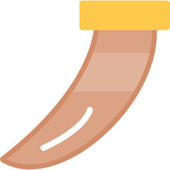 Viking Horn Flat Icon