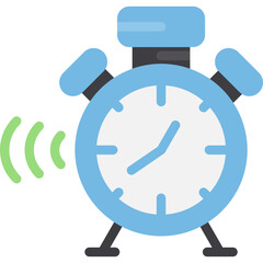 Alarm Clock Flat Icon