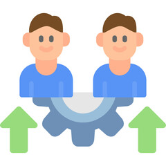 Leadership Development Flat Icon
