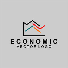 Simple vector logo about finance and business theme, suitable for company logo