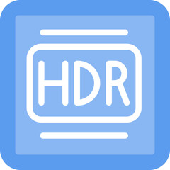 Camera HDR Flat Icon