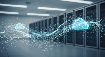 Abstract Cloud Computing Data Center Visualization