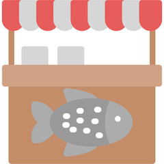 Wet Market Flat Icon