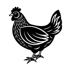 Download Hen Vector Svg File For Design.