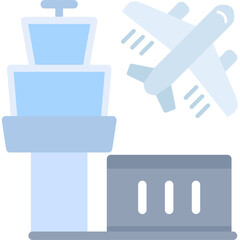 Airport Flat Icon