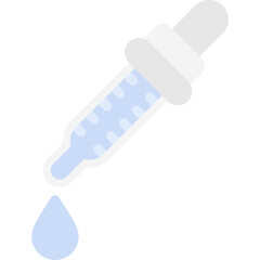 Medicine Dropper Flat Icon