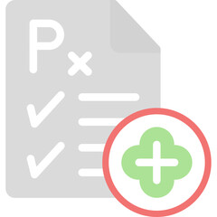 Health Screening Flat Icon
