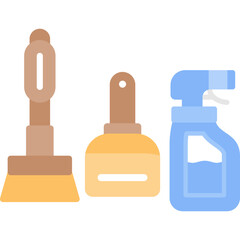 Obraz premium Housekeeping Tools Flat Icon