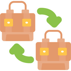 Career Change Flat Icon