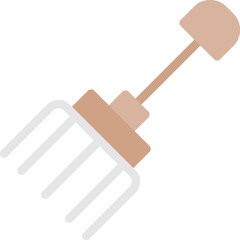 Garden Fork Flat Icon