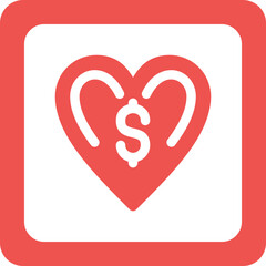 Museum Donation Flat Icon